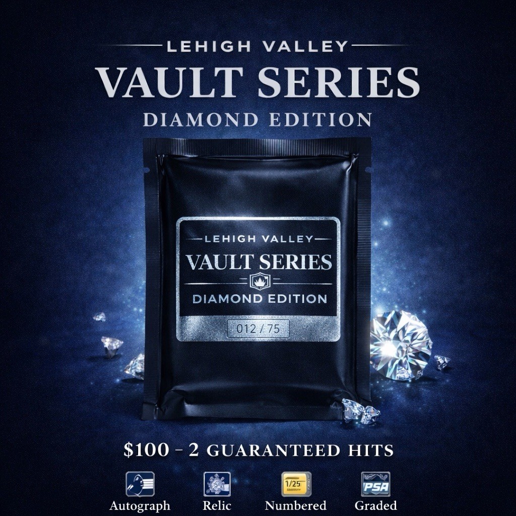 Lehigh Valley Vault Series Diamond Edition - 10 Baseball Cards 2 Guaranteed Hits
