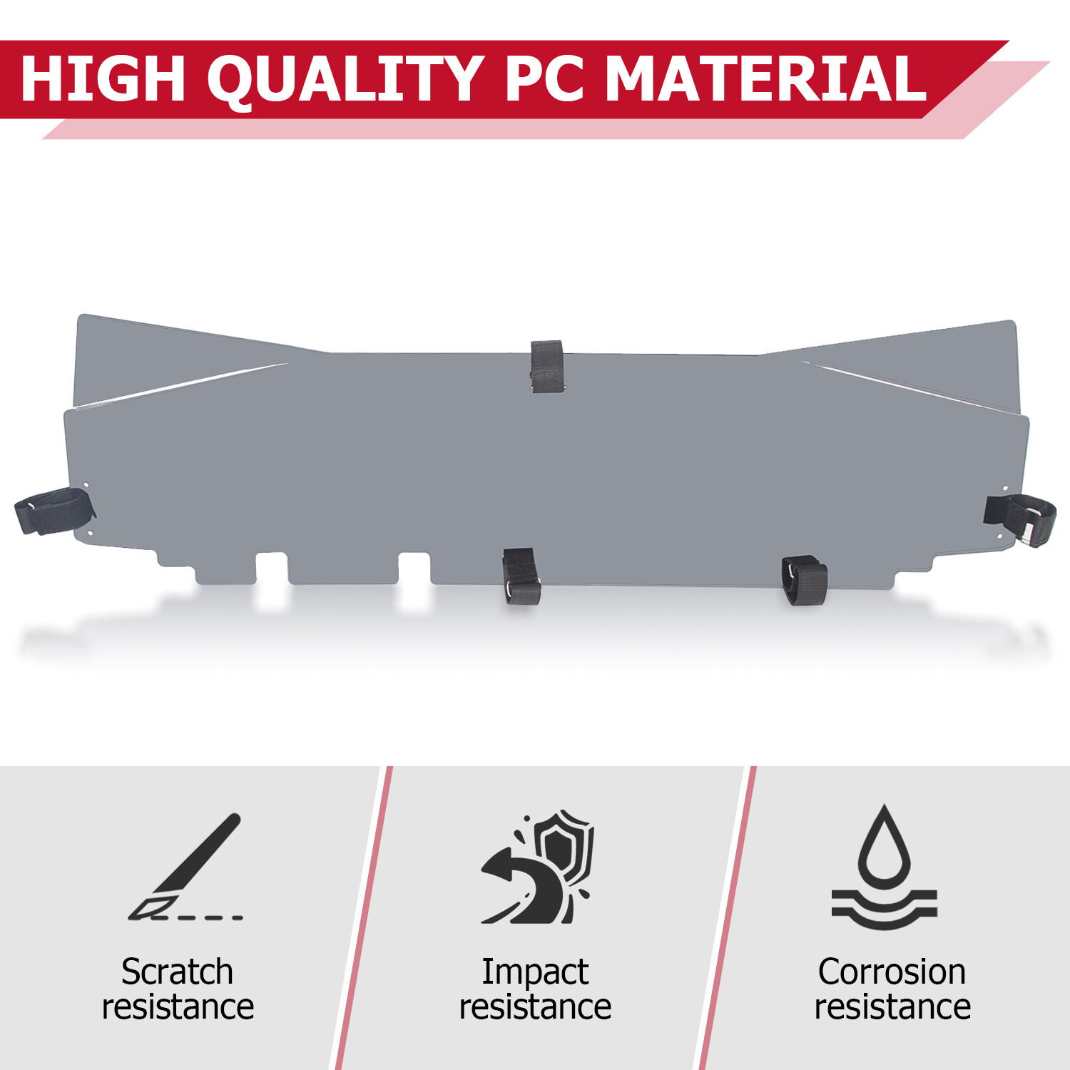 For Can Am Maverick X3 Rear Windshield Window Panel Dark Tinted Tint