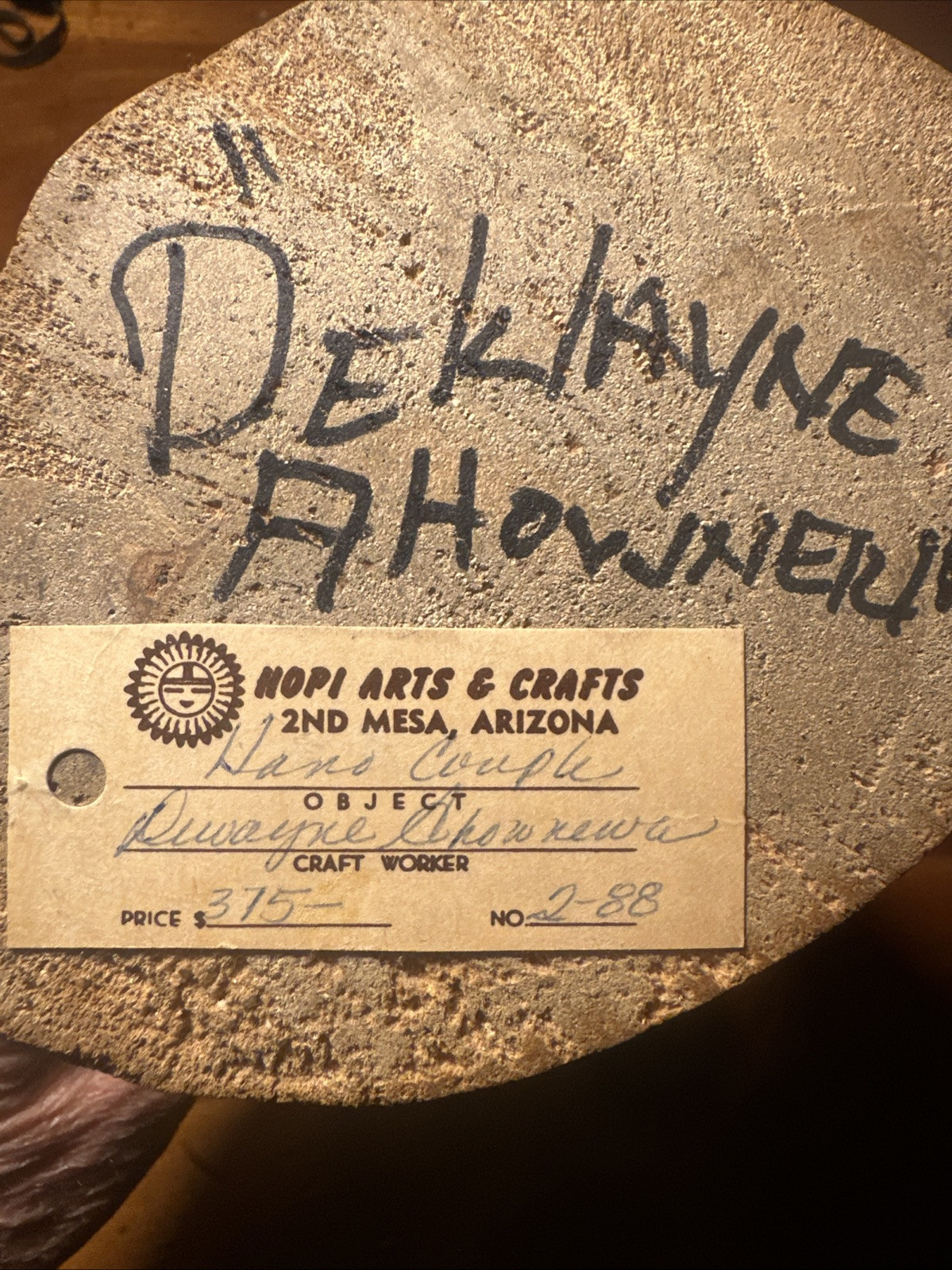 Dewayne Ahownewa Hopi Kachina Carved Wood Dolls Hopi Arts 2nd Mesa Arizona Vtg