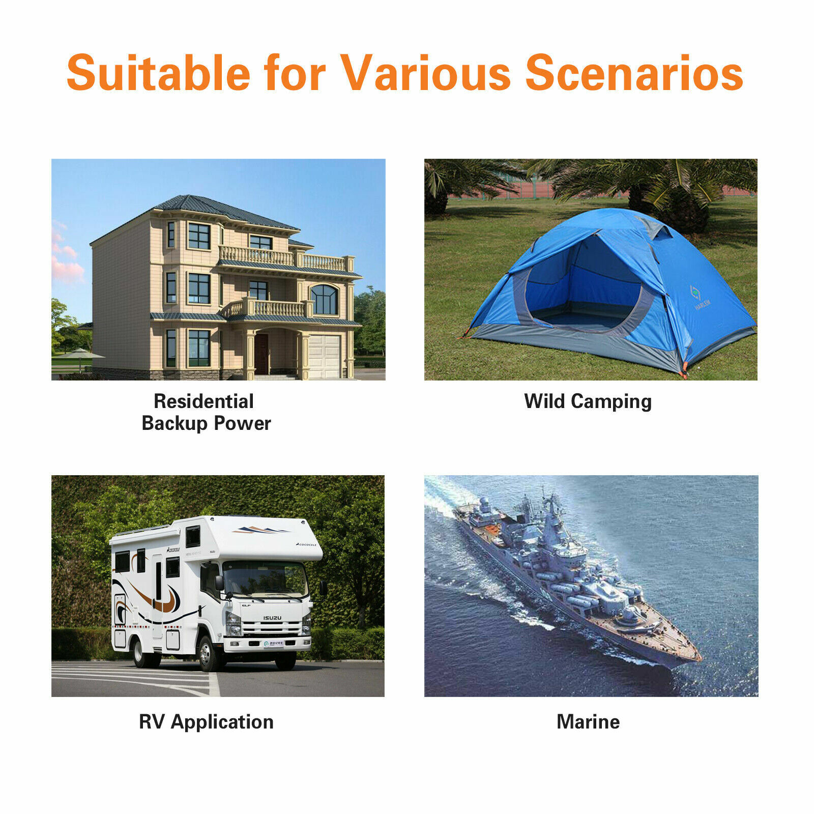 12V 140Ah LiFePO4 Lithium Iron Phosphate Battery for Deep Cycle RV Solar System