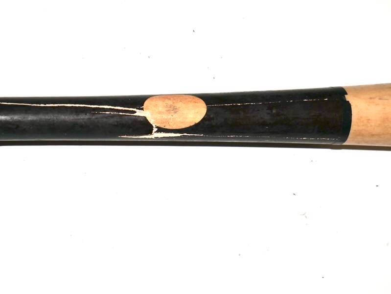 LUKE WADDELL GWINNETT STRIPERS GAME USED LOUISVILLE SLUGGER C271S BAT BRAVES