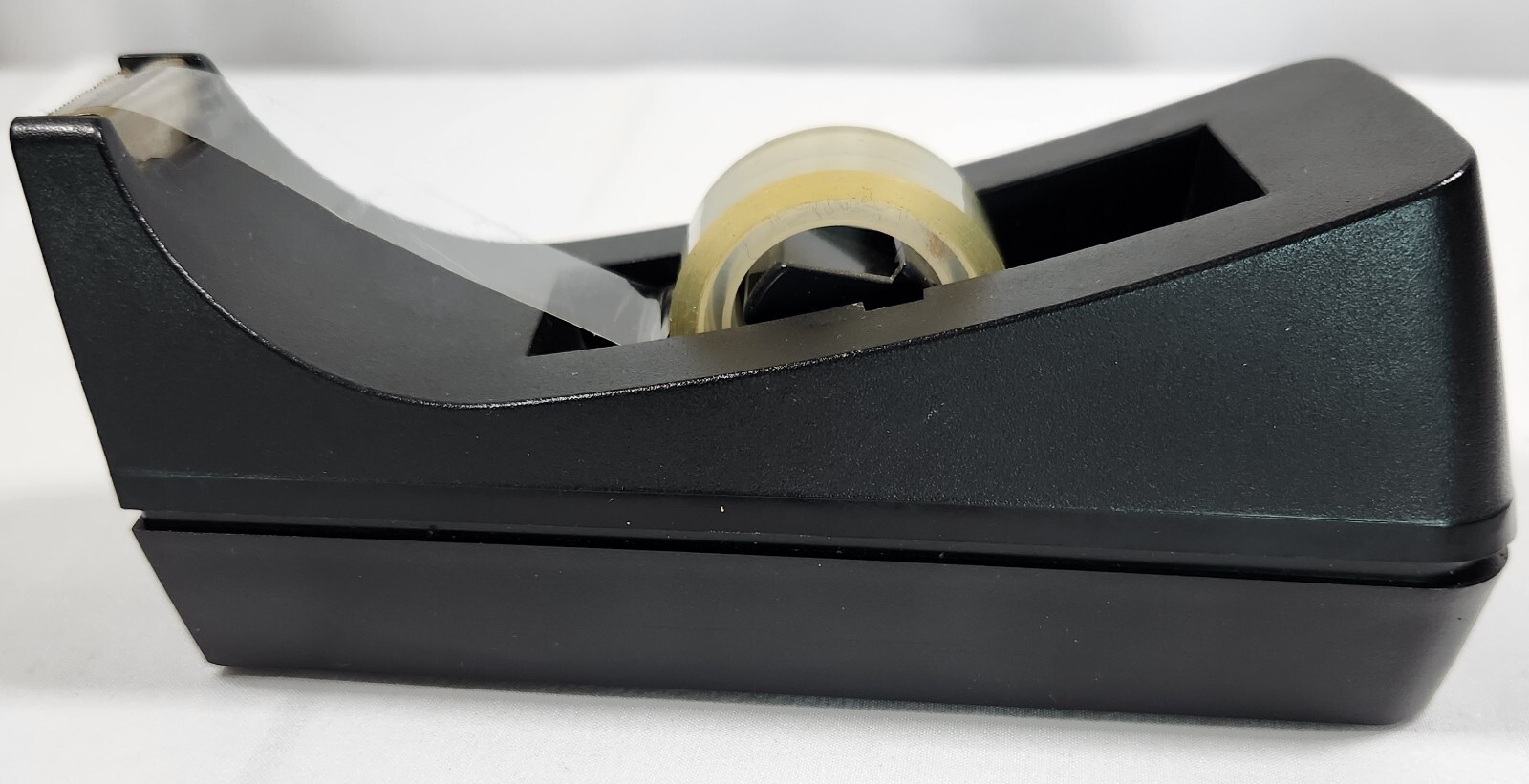 Vintage 1986 Scotch 3M C-38 Weighted Desk Tape Dispenser Black USA Made 1" core