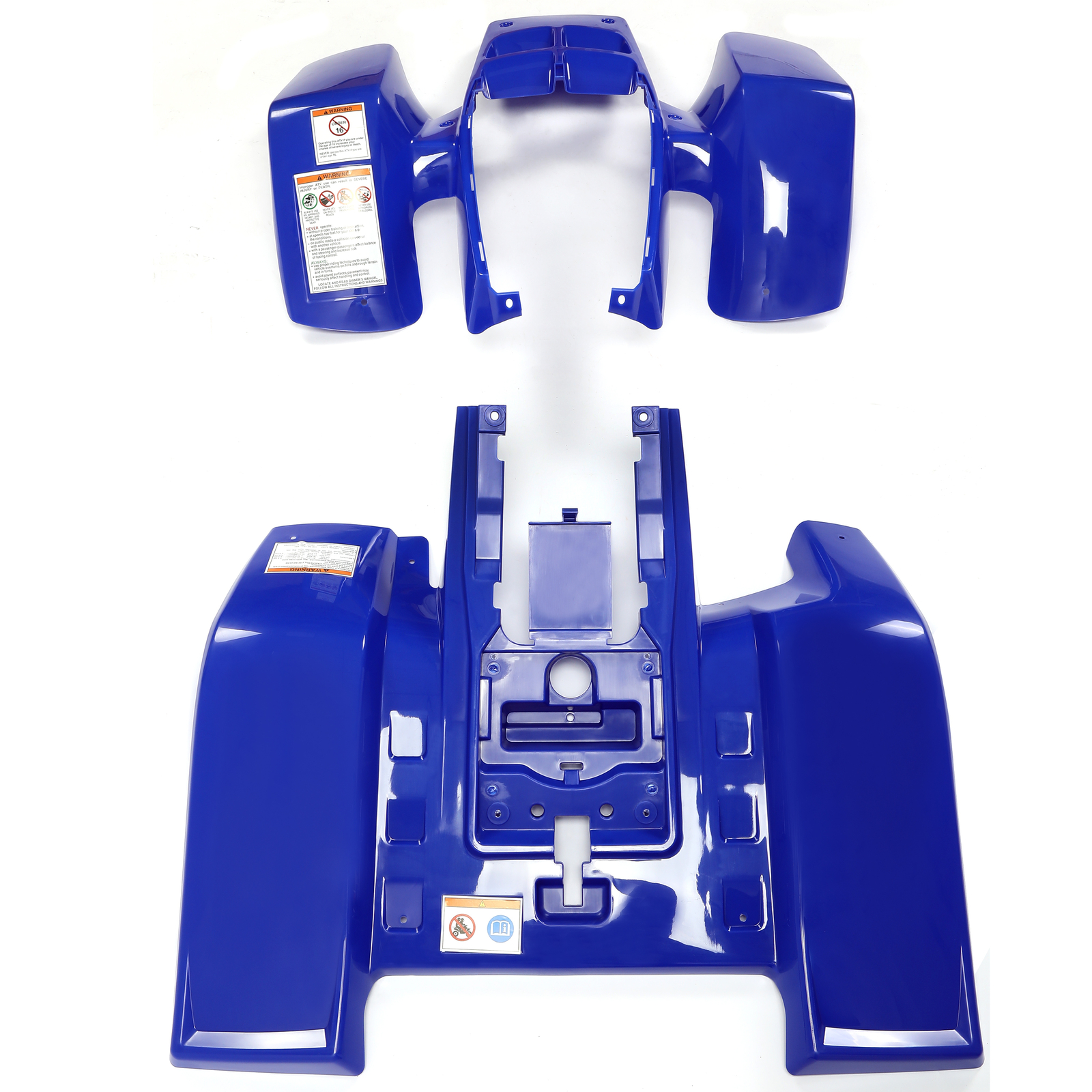 For Yamaha Banshee 350 Fenders + gas tank Plastics Kits + grille Blue