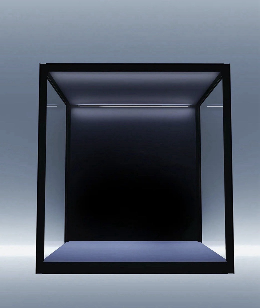 Moducase DF60 Display Case- IN HAND, READY TO SHIP. White Base; LED Strip. L@@K!