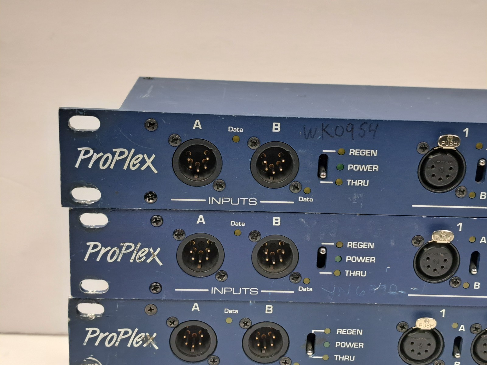 TMB ProPlex PPDDS285 DMX512 Opto-Splitter 2x8 2x 5-Pin XLR In 8x Out Rackmount
