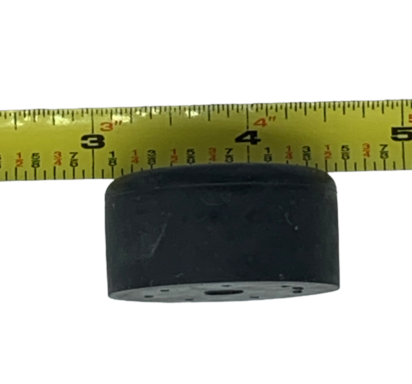 2 Pack Of Pressure Washer Rubber Foot Pads 1 1/2" Diameter 3/4" Height 1/4" Hole