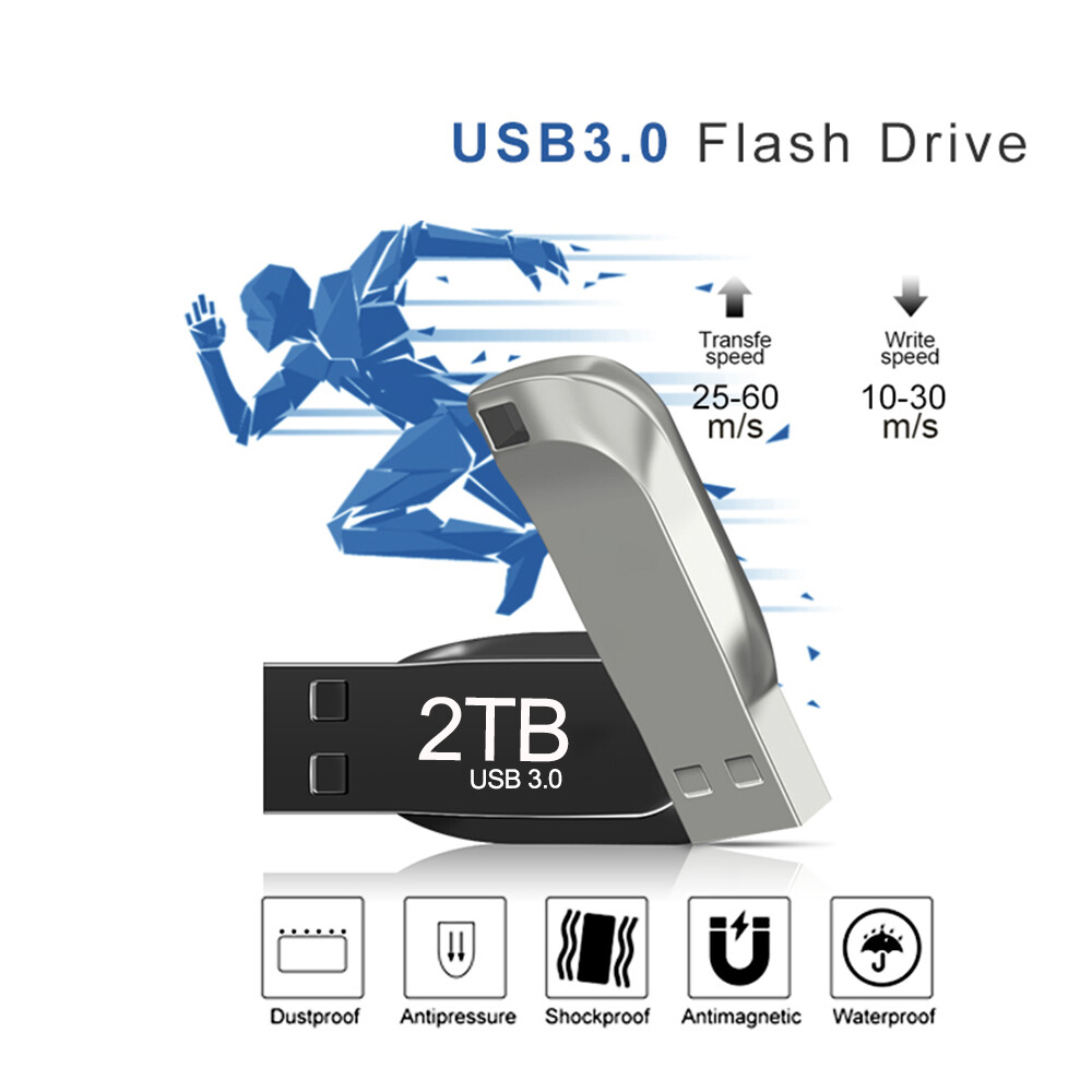 1TB/2TB USB 3.0 Flash Drive Thumb U Disk Memory Stick Pen PC Laptop Storage lot