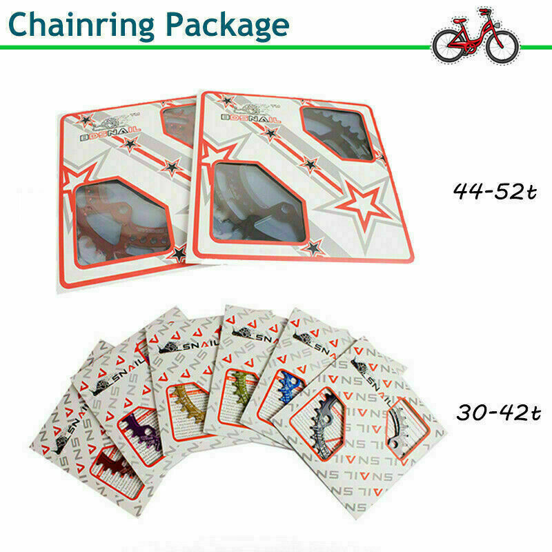 SNAIL 104BCD Narrow Wide 30-52T MTB Bike Single Chainring fit SHIMANO/FSA Crank