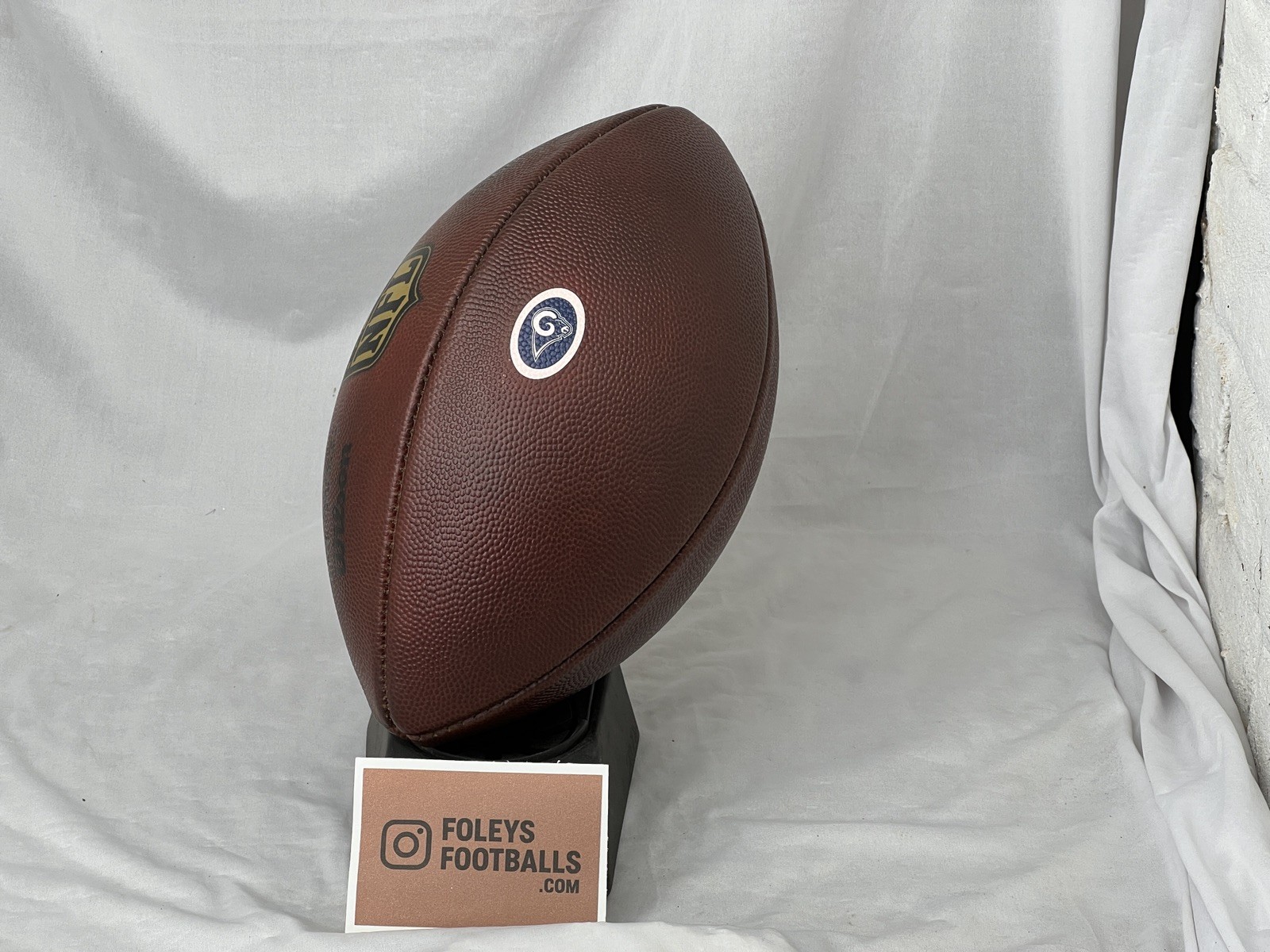 RAMS LOGO - NFL "The Duke" Wilson Football - Game Ball - Prepped & Conditioned