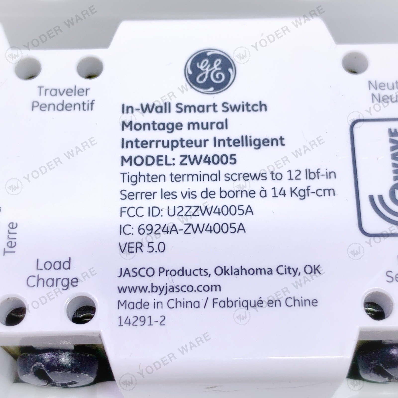 2-Pk GE/Enbrighten In-Wall Z-Wave Plus 14291-2 Smart Paddle Switch ZW4005 *READ*