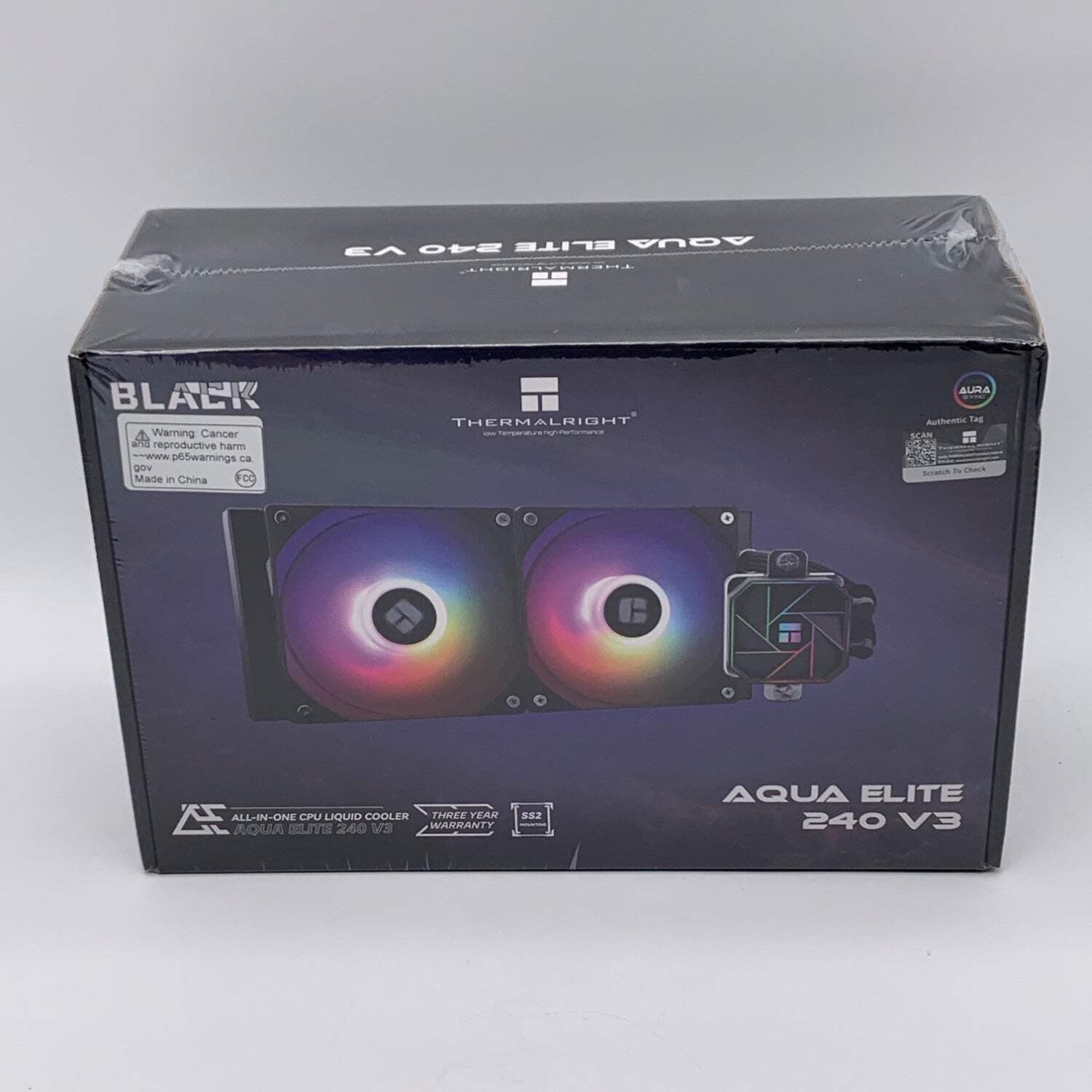 New Thermalright Aqua Elite 240 V3 All-In-One CPU Liquid Cooler TL-C12B-S V2