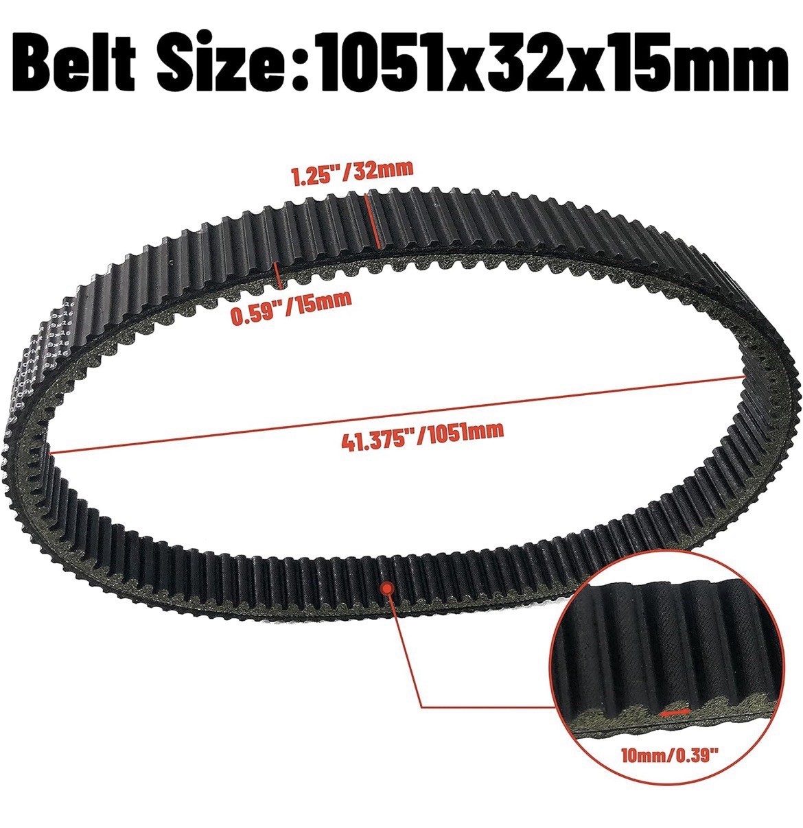 AKM 24G4022 G-Force Carbon Cord ATV Drive Belt 3211133 3211118 3211162