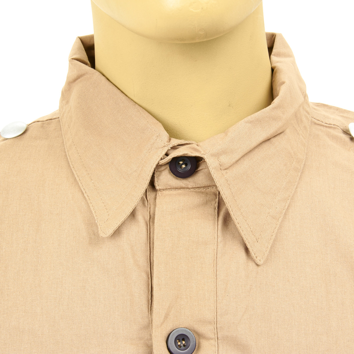 German WWII DAK Light Brown Field Shirt- XL: US 44-46