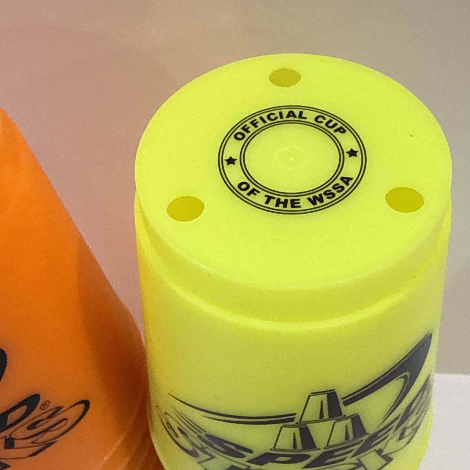 Speed Stacks WSSA Official Cups 2 Stacks of 12 - Yellow & Orange- FREE SHIP!