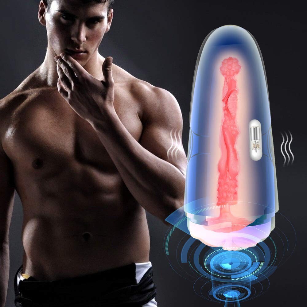 Male Masturbaters Automatic HandsFree Rotating Cup Thrusting Stroker Men Sex Toy
