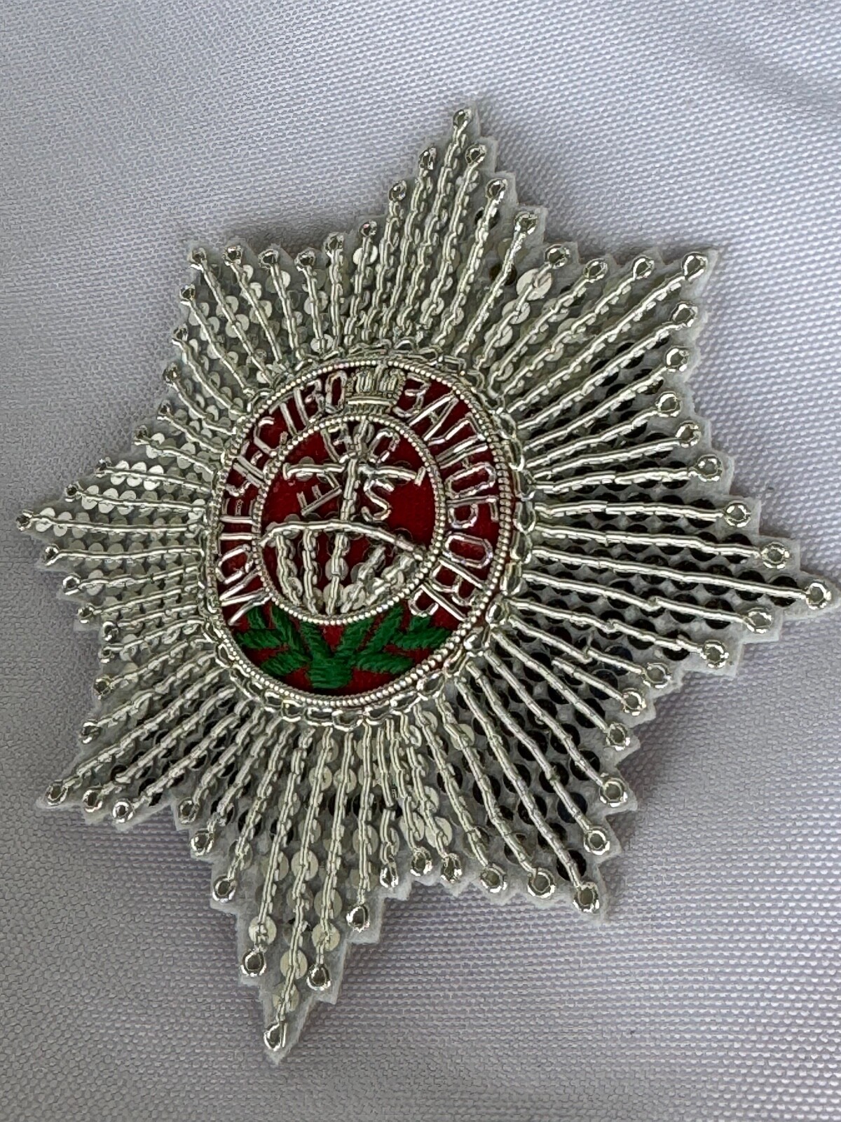 Russian Imperial Order of St.Ekaterina Embroidered star, replica 1720-1800s