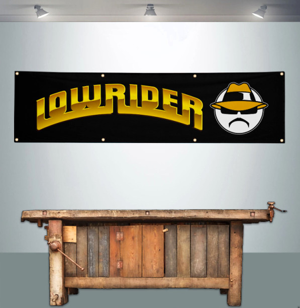 LOWRIDER 2' X 8' BANNER FLAG