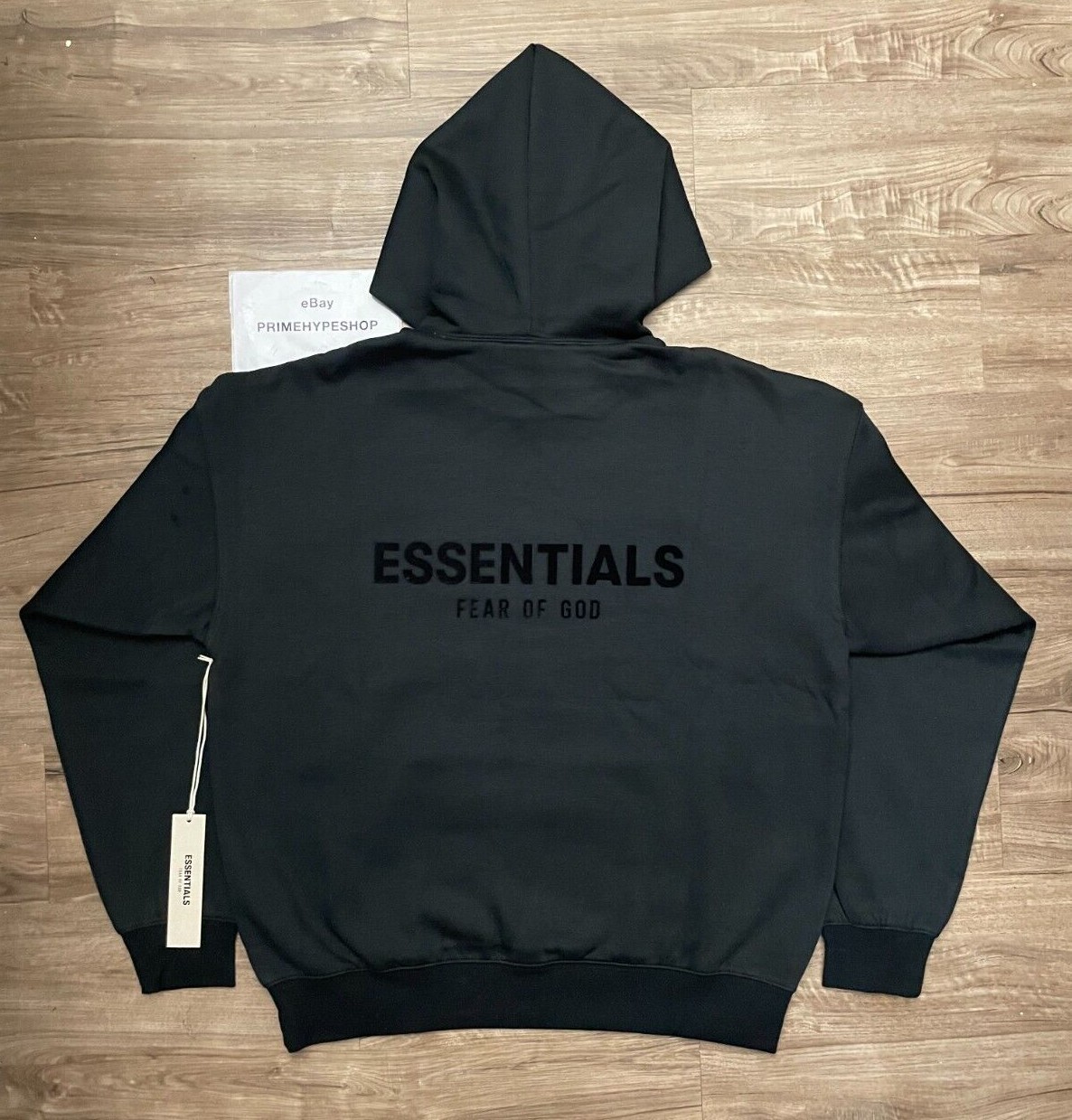 NEW Fear of God Essentials Hoodie Stretch Limo Black Size XXS-XL FREE SHIPPING