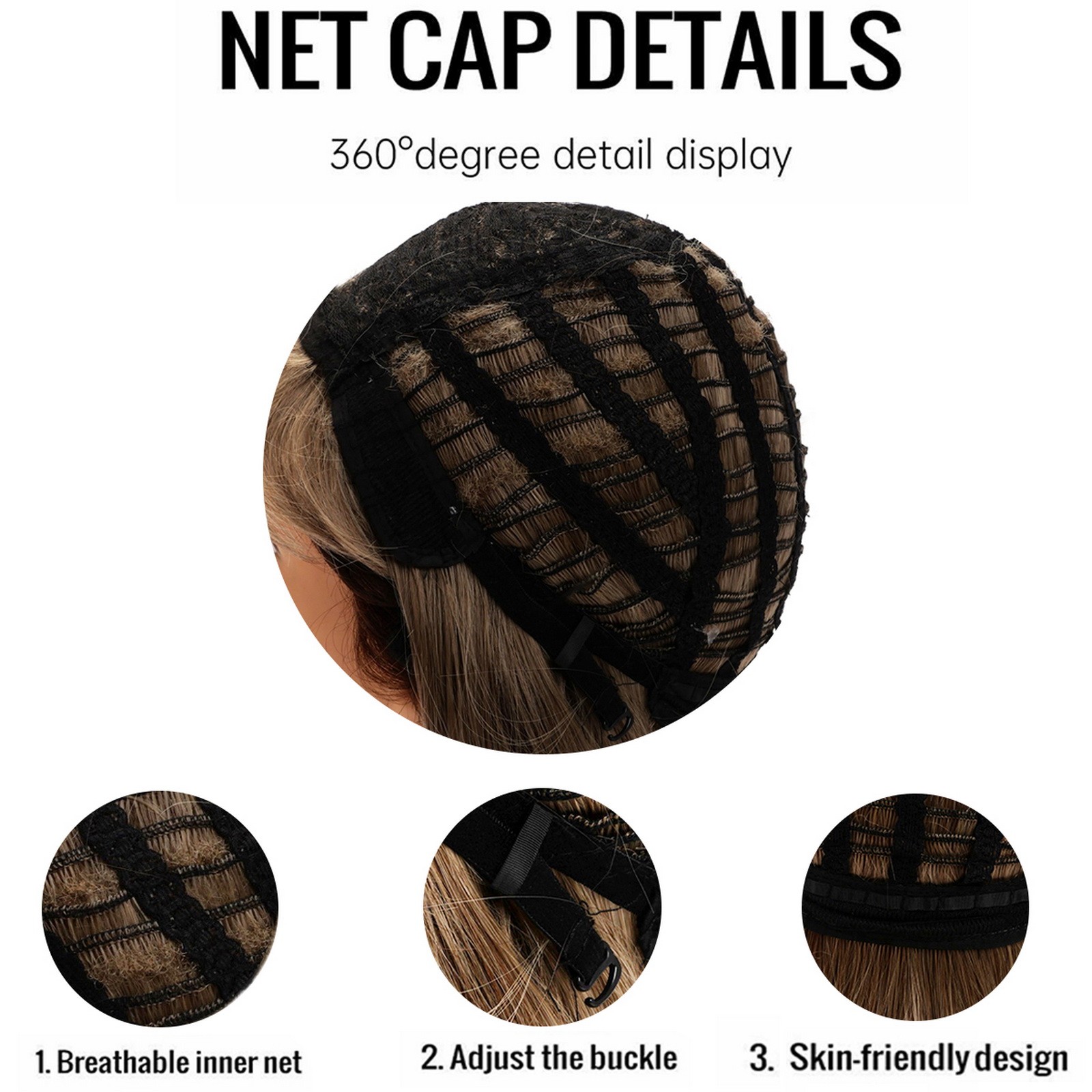 Jason Brown Mullet Wig 80's Costume Wigs for Men