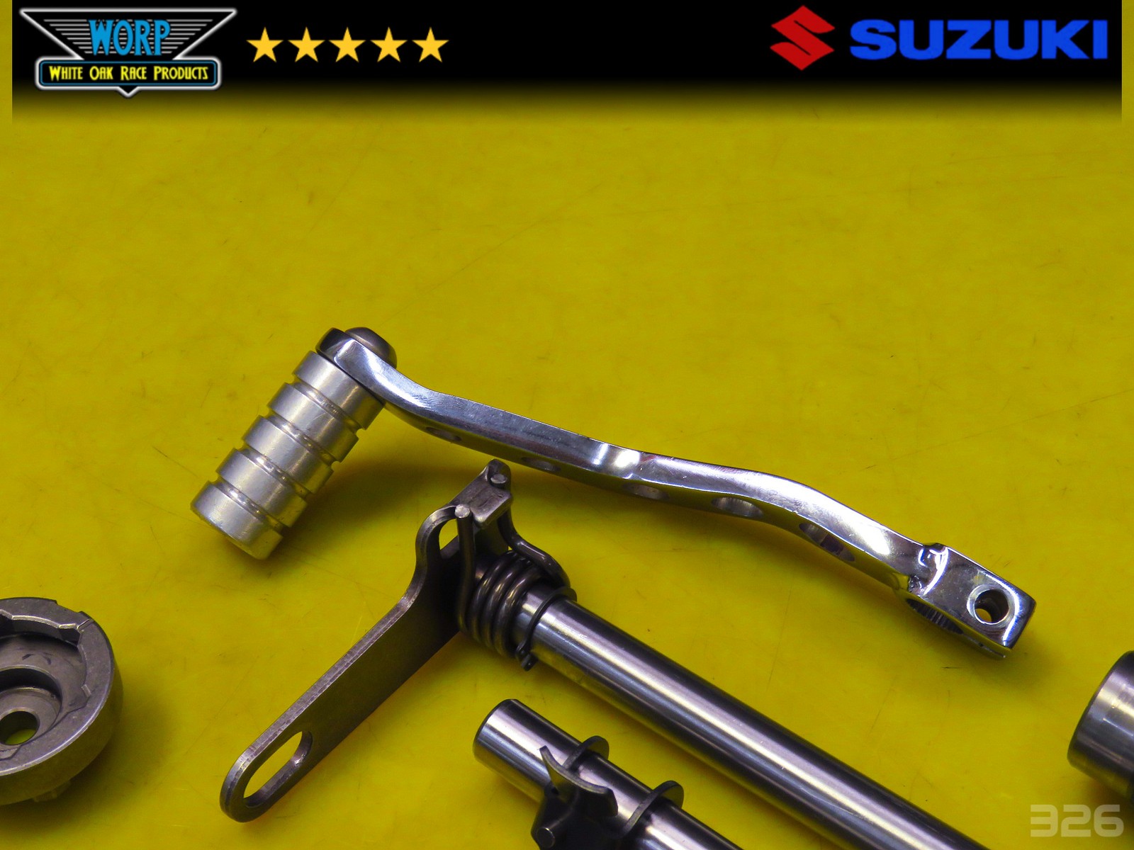 2003 SUZUKI QUADSPORT LTZ400 KFX TRANSMISSION SHIFT FORKS DRUM PEDAL SHAFT