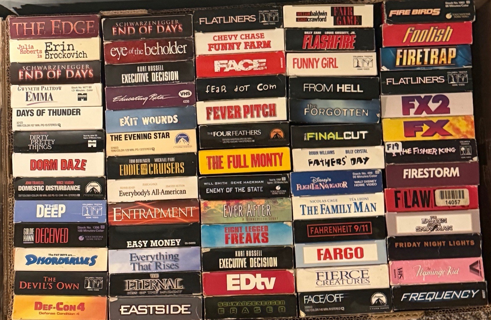 Pick 6 VHS Movies- Build Your Own Lot! Choose Titles- Buy More & Save- 90s Retro