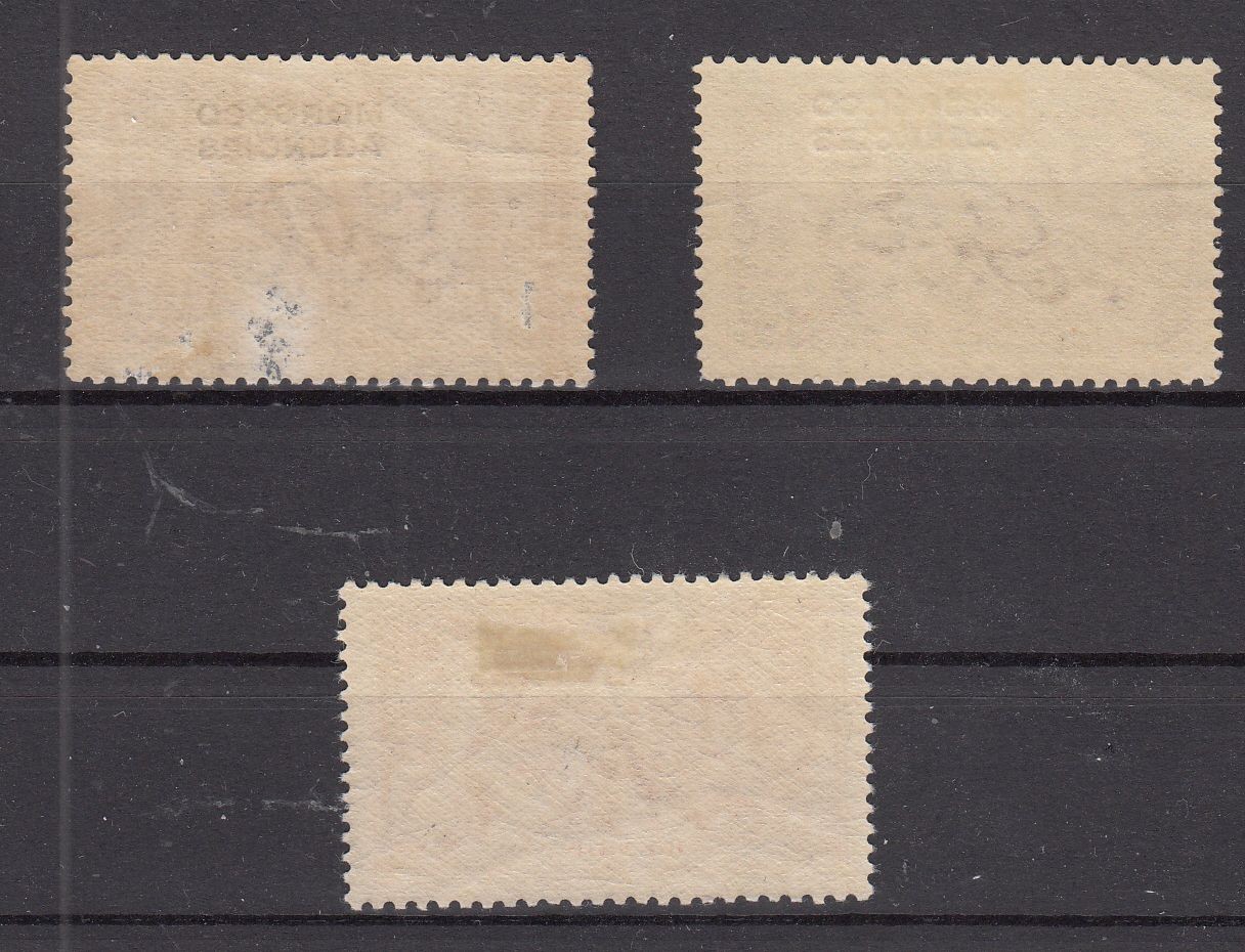 SN26436/ MOROCCO BRITISH OFFICE – SEAHORSE – SG # 50 – 53 / 54 MINT MH - HIGH CV