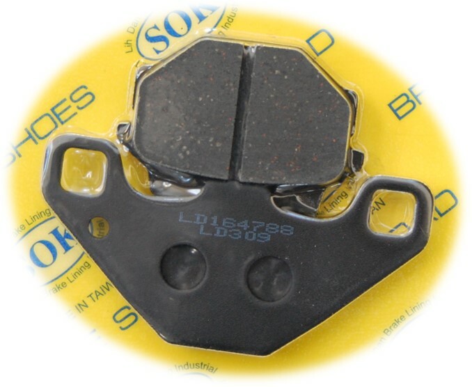 FRONT&REAR BRAKE PADS fit KAWASAKI KLR 650 1987-2007 KLR650 KL650