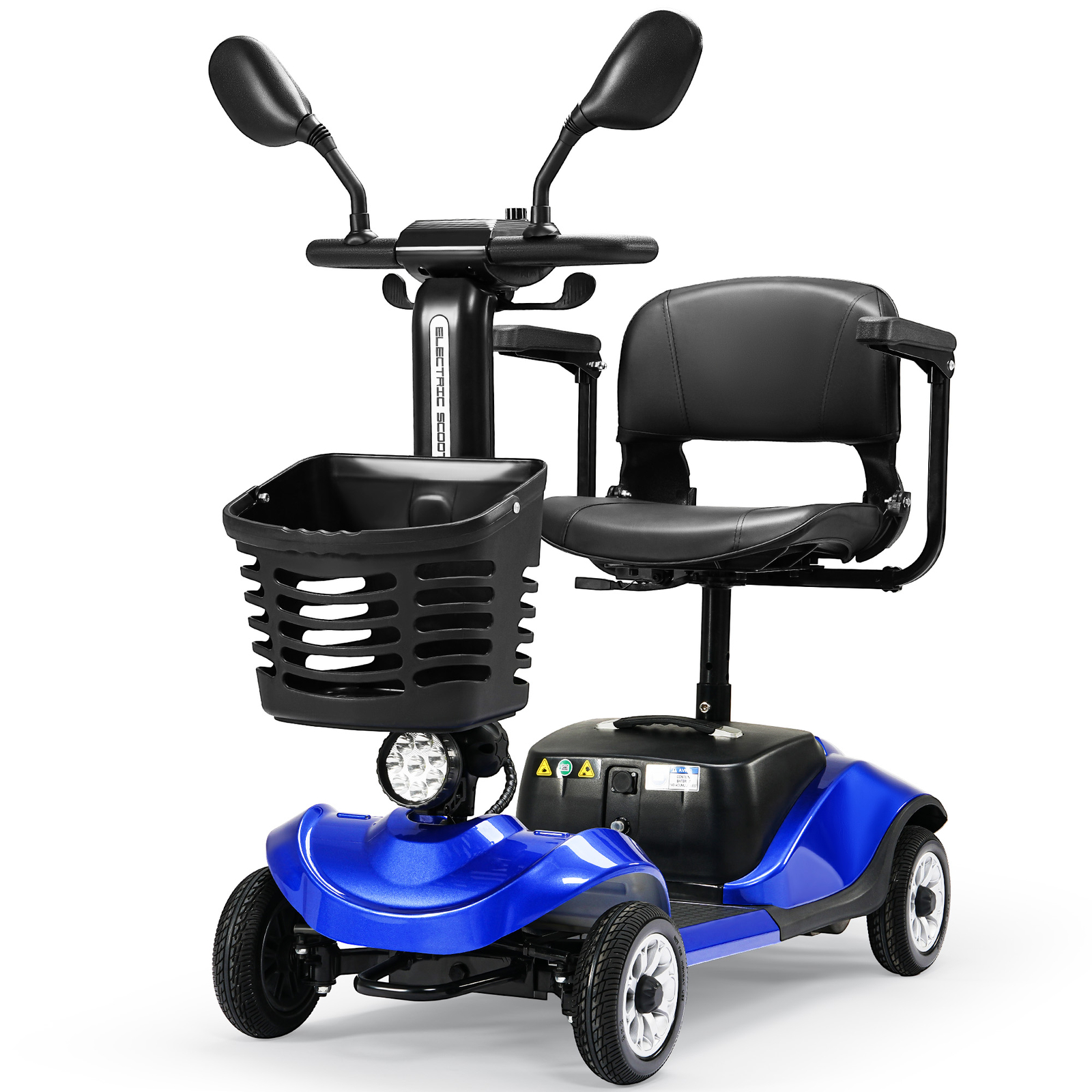 Used 4 Wheels Mobility Scooter Folding Power Wheel Chair Electric Device Compact