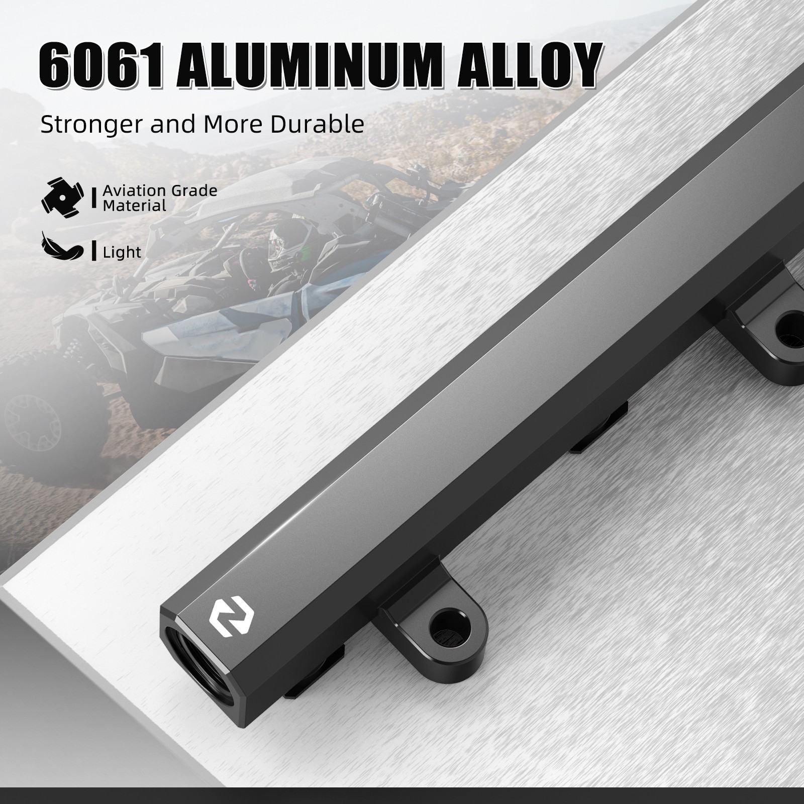 NICECNC Racing Fuel Rail Billet Aluminum For Can-Am Maverick X3 Max R RR 2017-23