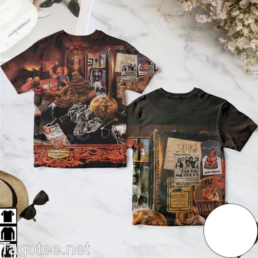 Frank Zappa Over-nite Sensation Album 3D T-shirt S to 5 XL GG135 FREE SHIPPING