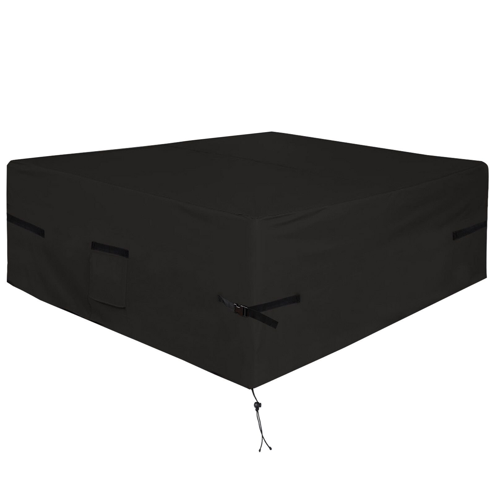 Waterproof 600D Square Hot Tub Cover Outdoor SPA Covers All Weather Resistant