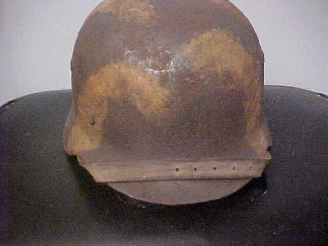 WW2 GERMAN CAMO HELMET SIZE 64 OR 66