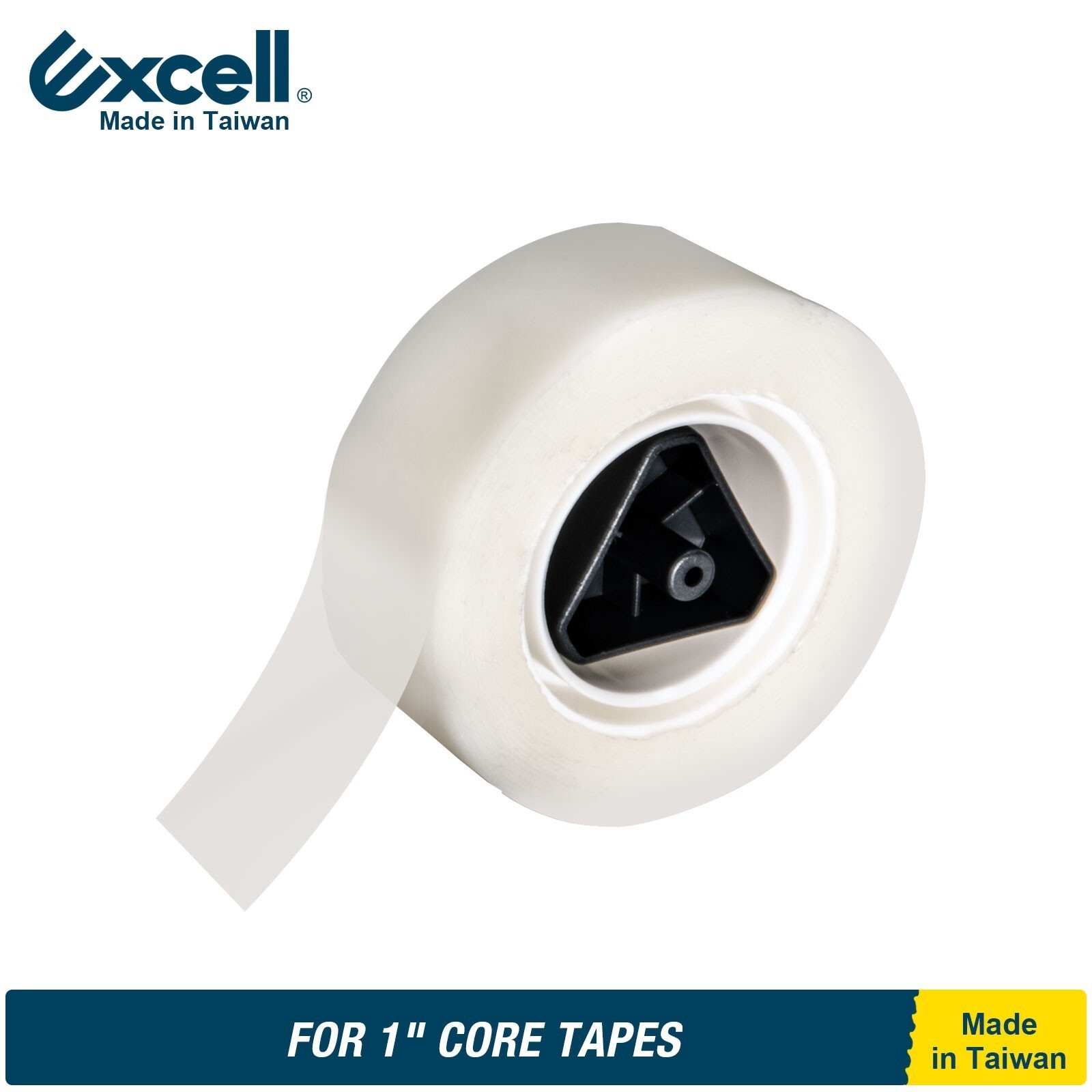 Excell Mini Desktop Tape Dispenser 3/4" Tape 1" Core, Lightweight OFC, No Tape