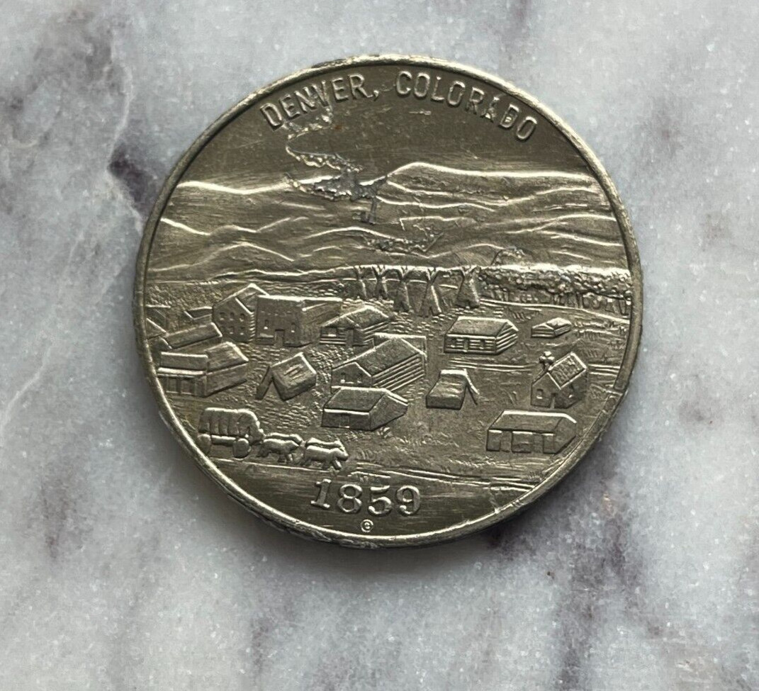 1959 Colorado Rush to the Rockies So Called Dollar HK-545 - Lacquer  JS