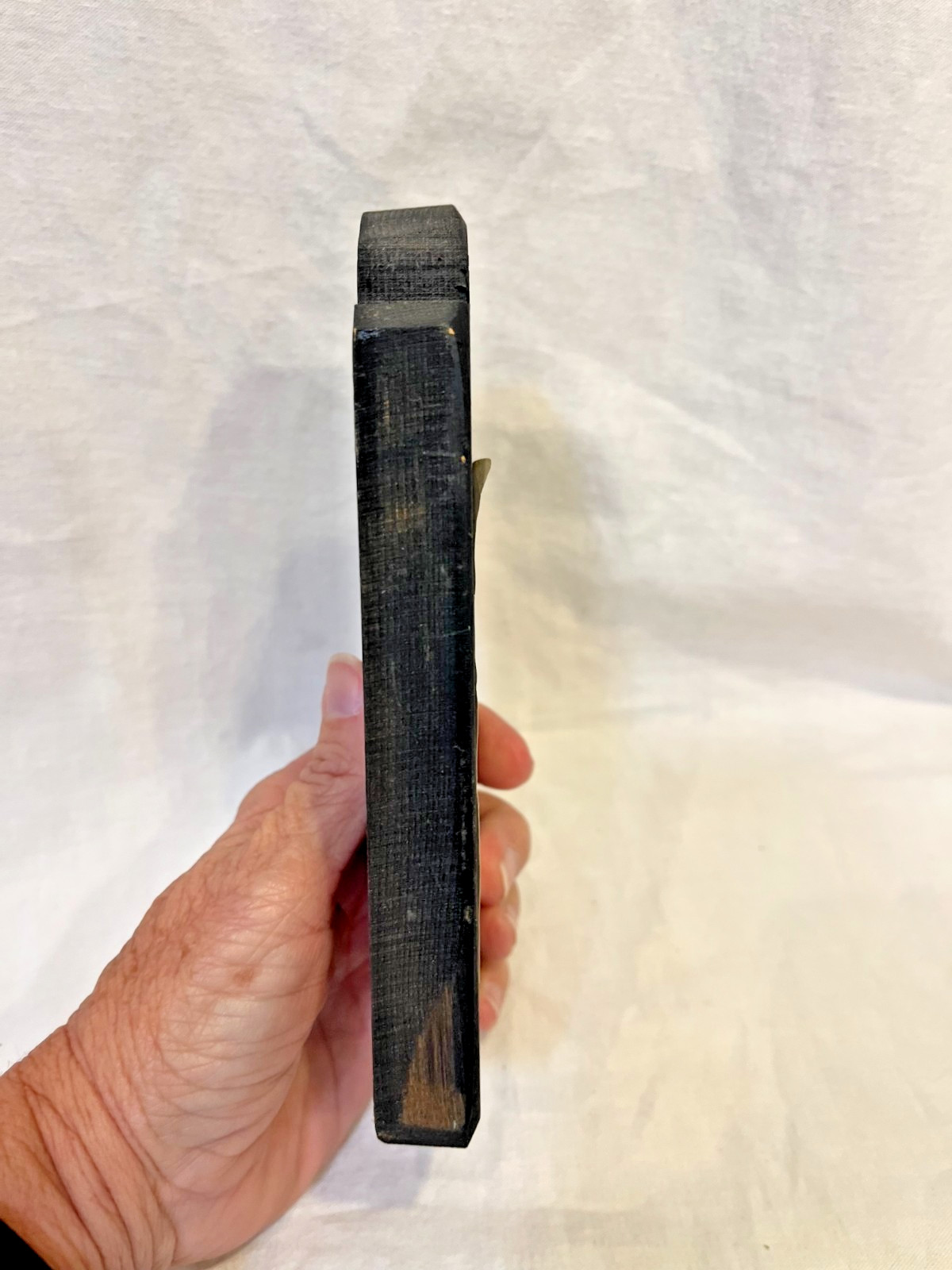 Handcrafted San Pasqual, Patron Saint of Cooks, Wood Retablo, 7" x 3.5"