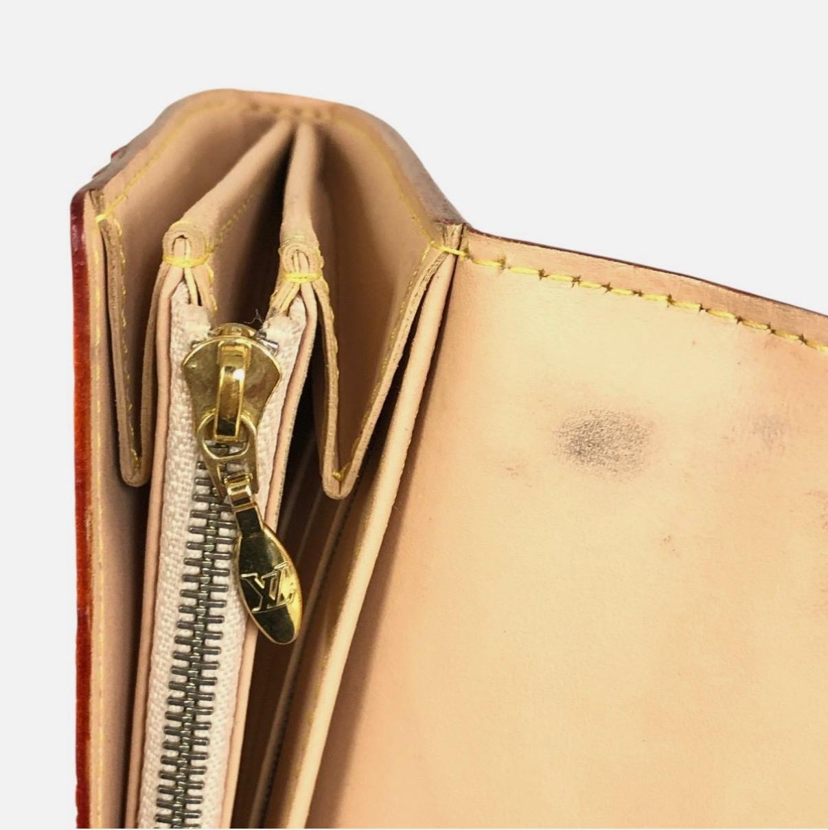 Auth Louis Vuitton Portefeuille Sarah NM Long Wallet Monogram Multicolore M93532