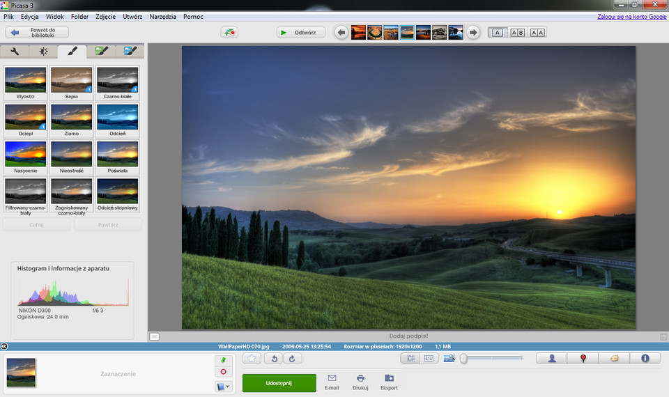 Picasa 3.9 Photo Editing & Management Software for Windows Picture Album Manager