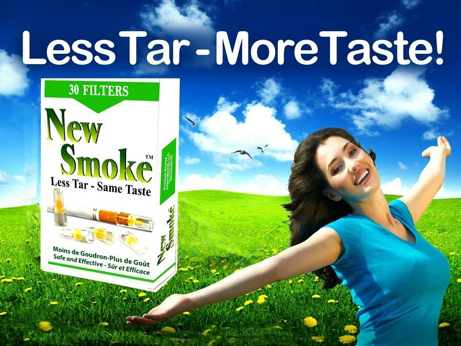 20 PKS NEW SMOKE Cigarette Filters (600 Filters) Lowers Nicotine Nic Out & Tar