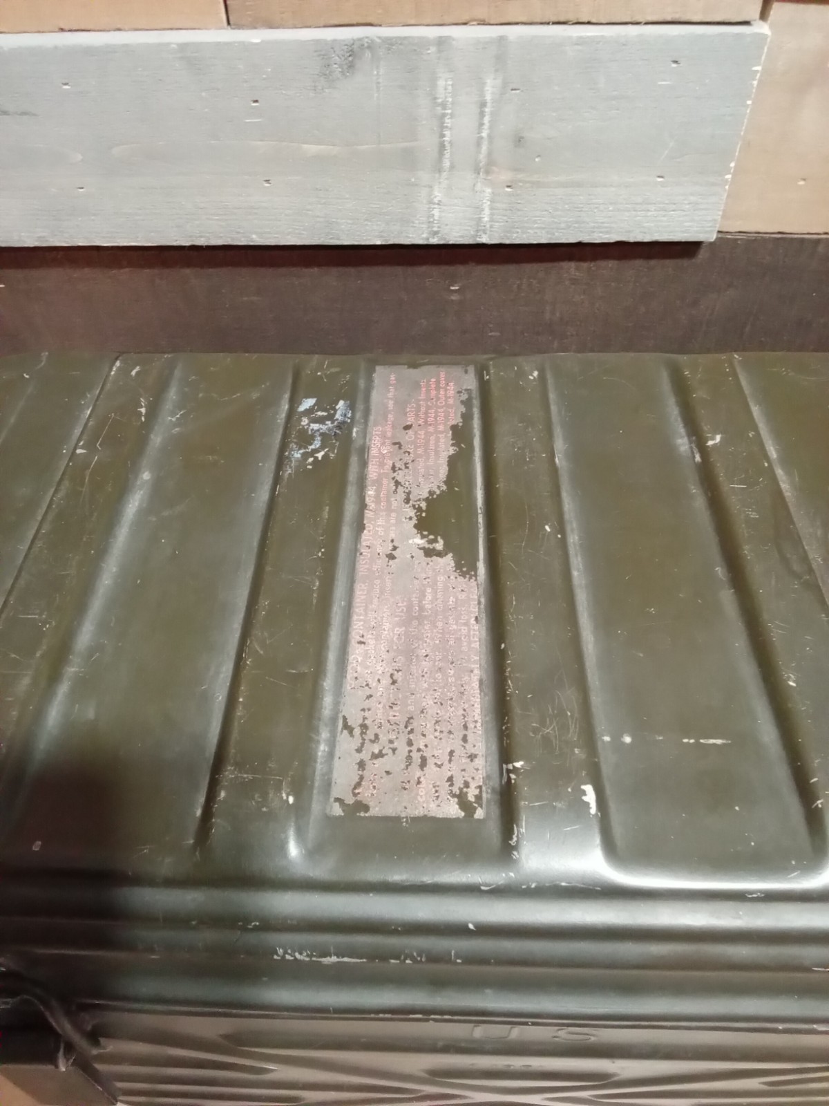 Vintage US Military Insulated Storage Box 1961 Landers Frary Clark Metal Storage