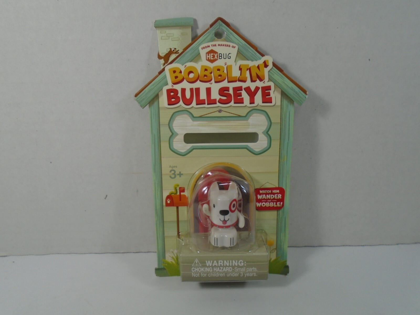2013 HEXBUG--TARGET'S BOBBLIN' BULLSEYE DOG (LOOK) NO GIFT CARD