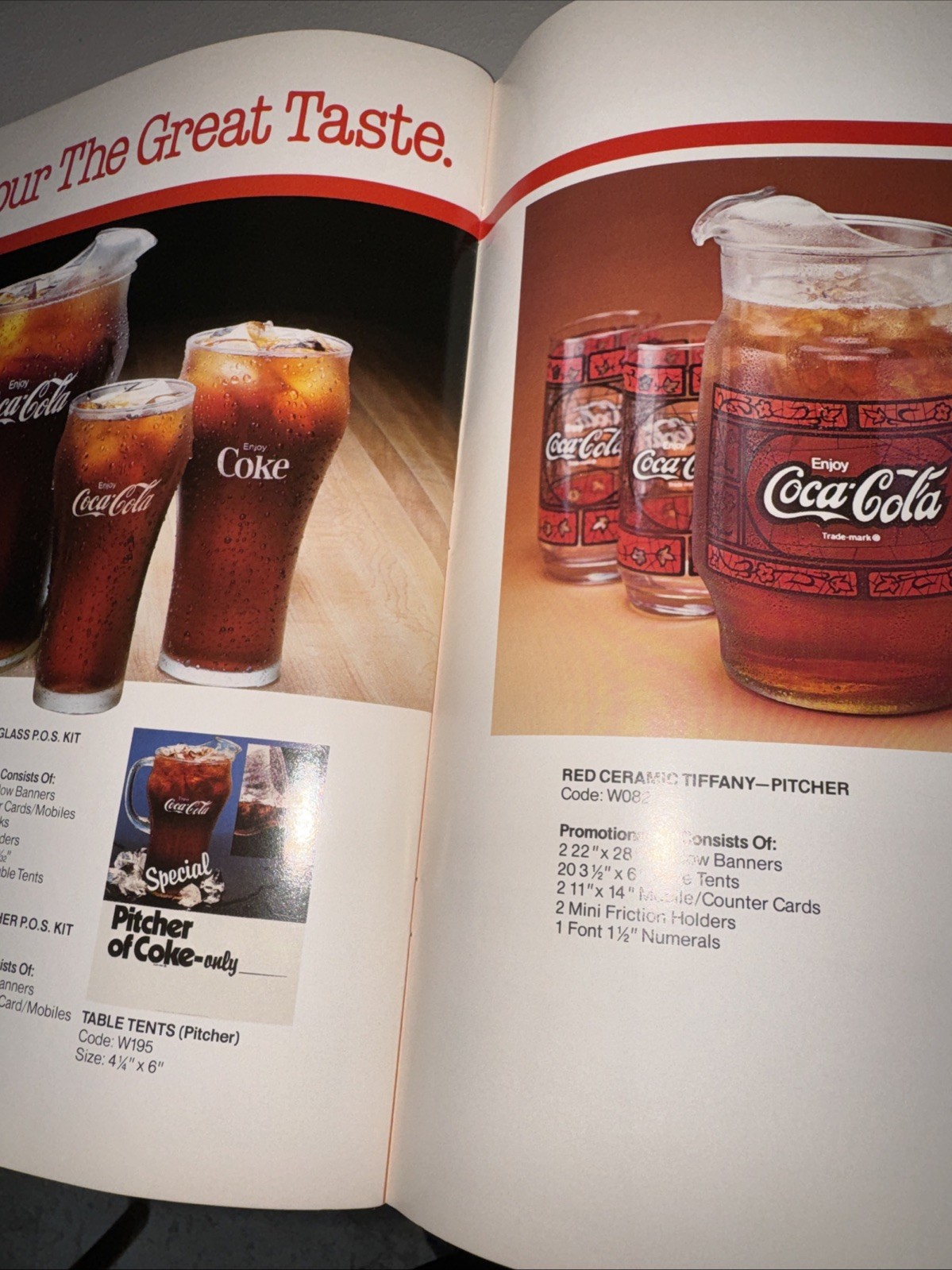 1982 Coca Cola Fountain Sales Advertising Manual