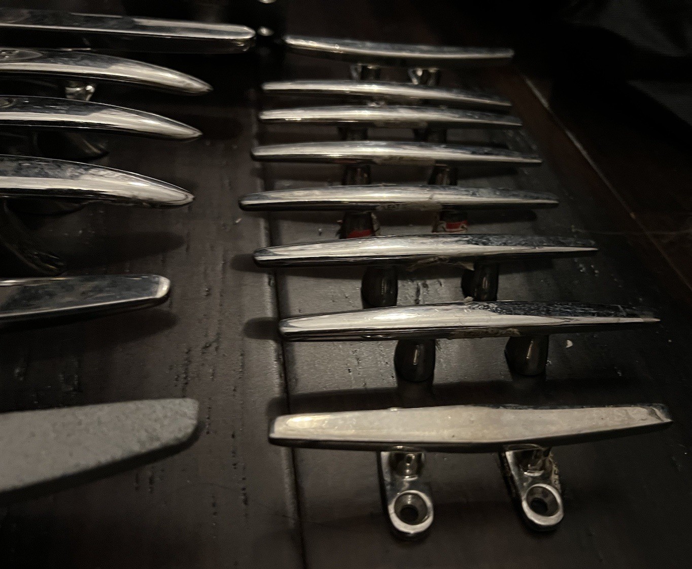 Lot of 15 Stainless Steel Marine Boat Cleats & Anchor Cleat Assorted Sizes NEW