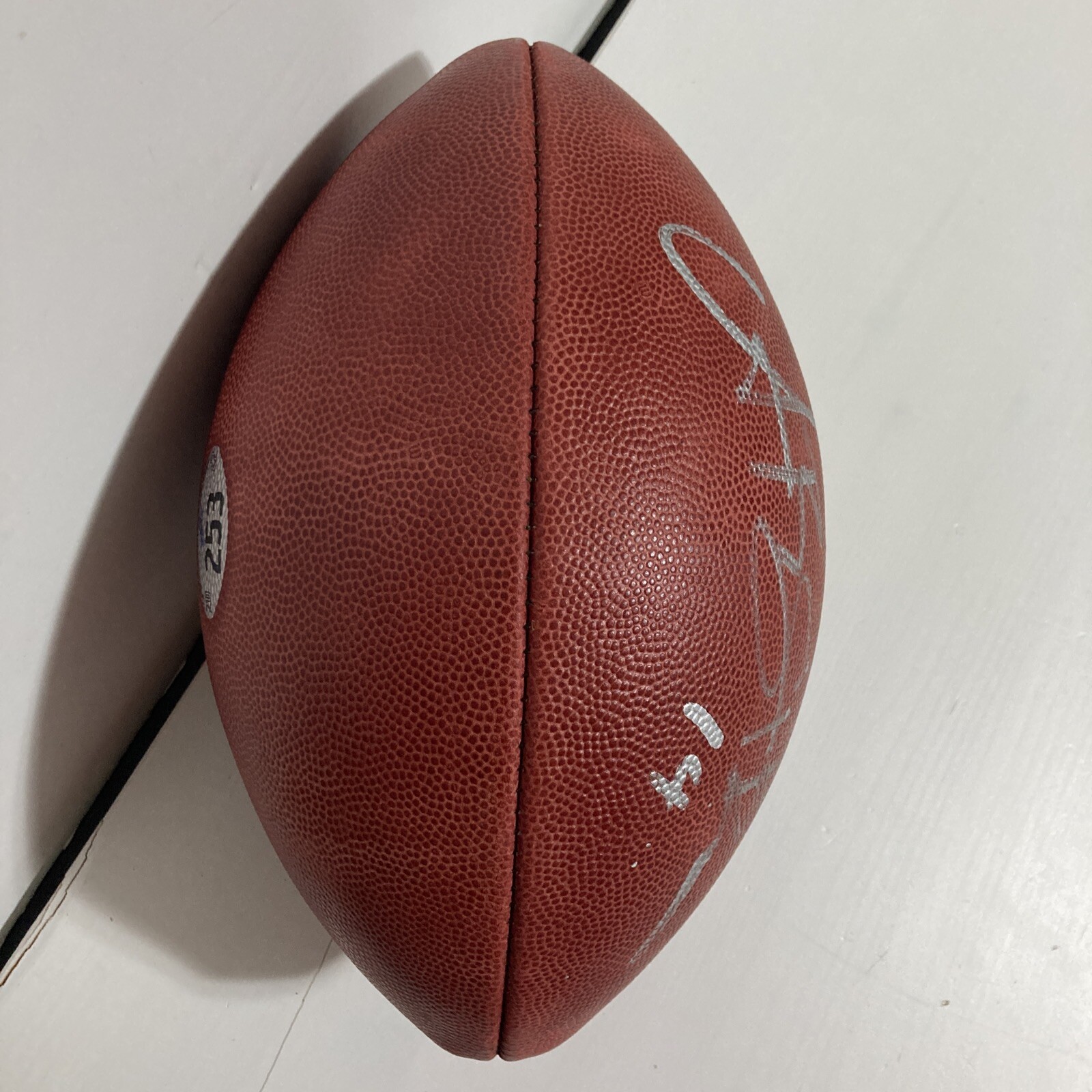 2022 Detroit Lions NFL Football #265 Signed Amon-Ra St. Brown