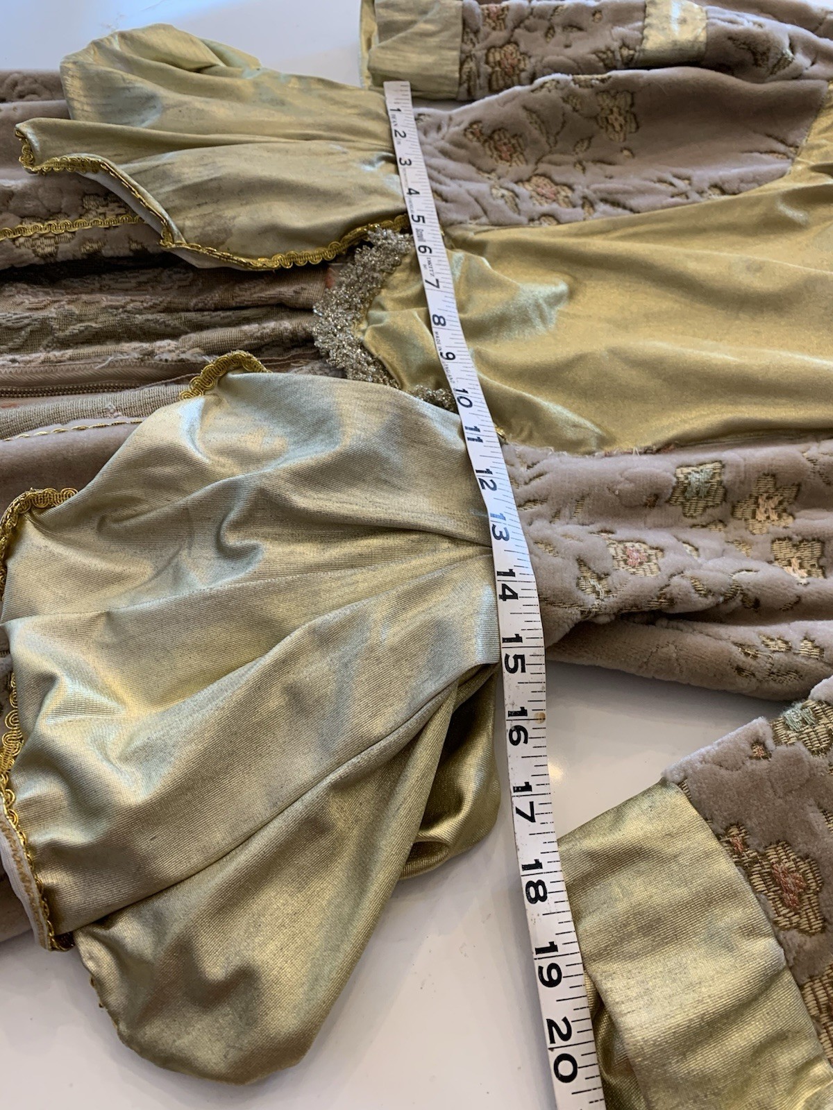 Victorian Medieval Renaissance Theater Costume Bustle Gown Size 12 (Heavy/READ)