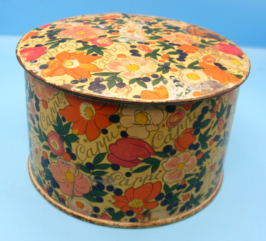 Vintage Cappi Dusting Powder Tin Cheramy New York