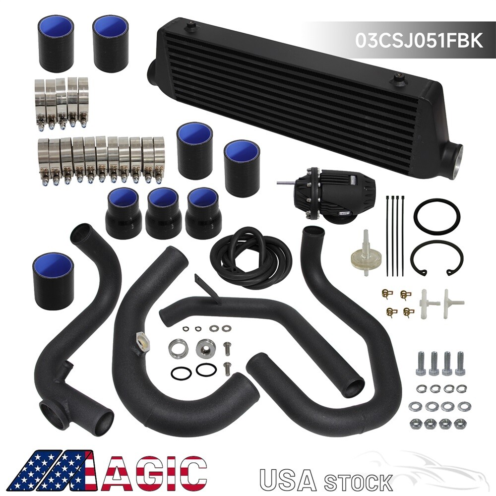 Intercooler Pipe Kit W/ Sensor Flange +BOV For VW Jetta Golf GTI MK4 1.8T 98-05