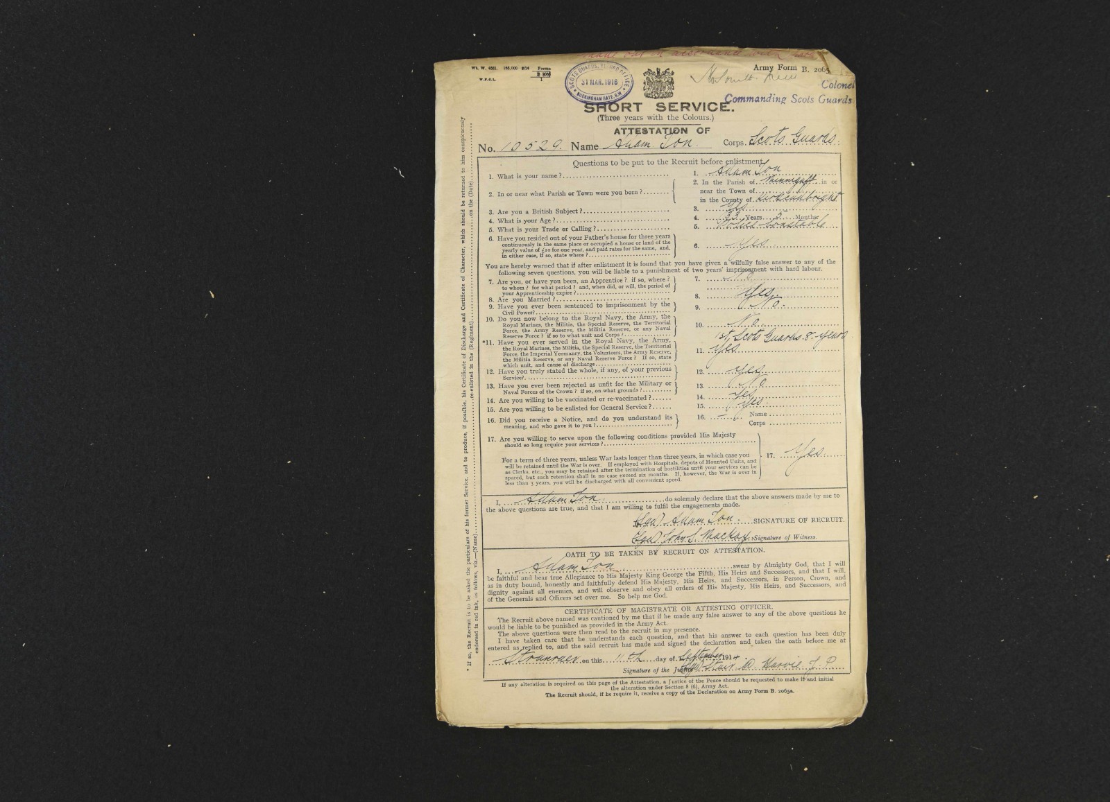 Scots Guards PIPER Killed in Action 1917 Police Constable Stranraer WW1 Medals