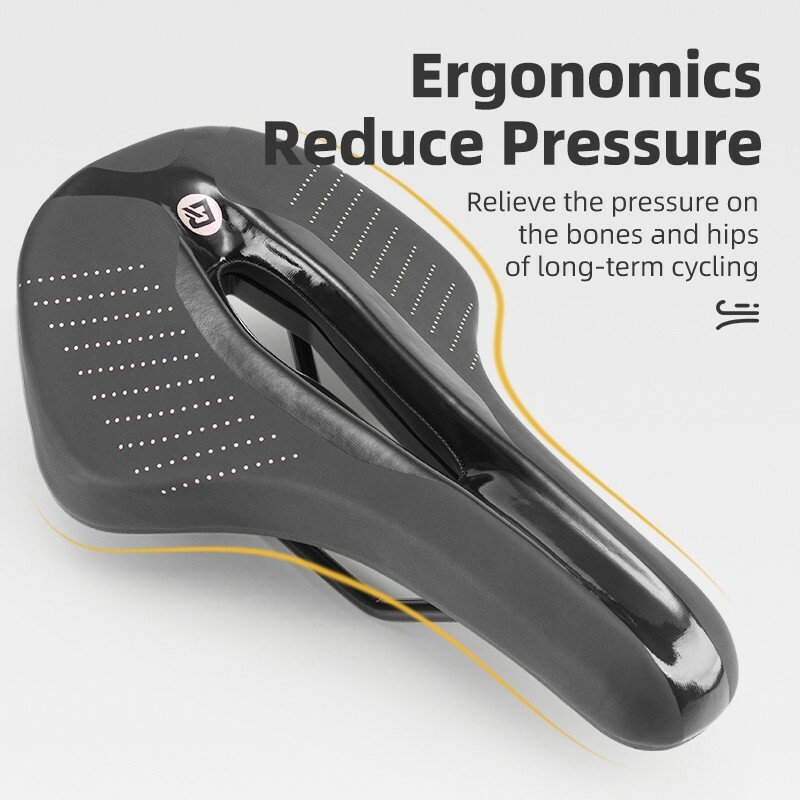 ROCKBROS Bike Seat Bicycle Saddle Breathable Racing Cycling Comfort Cushion