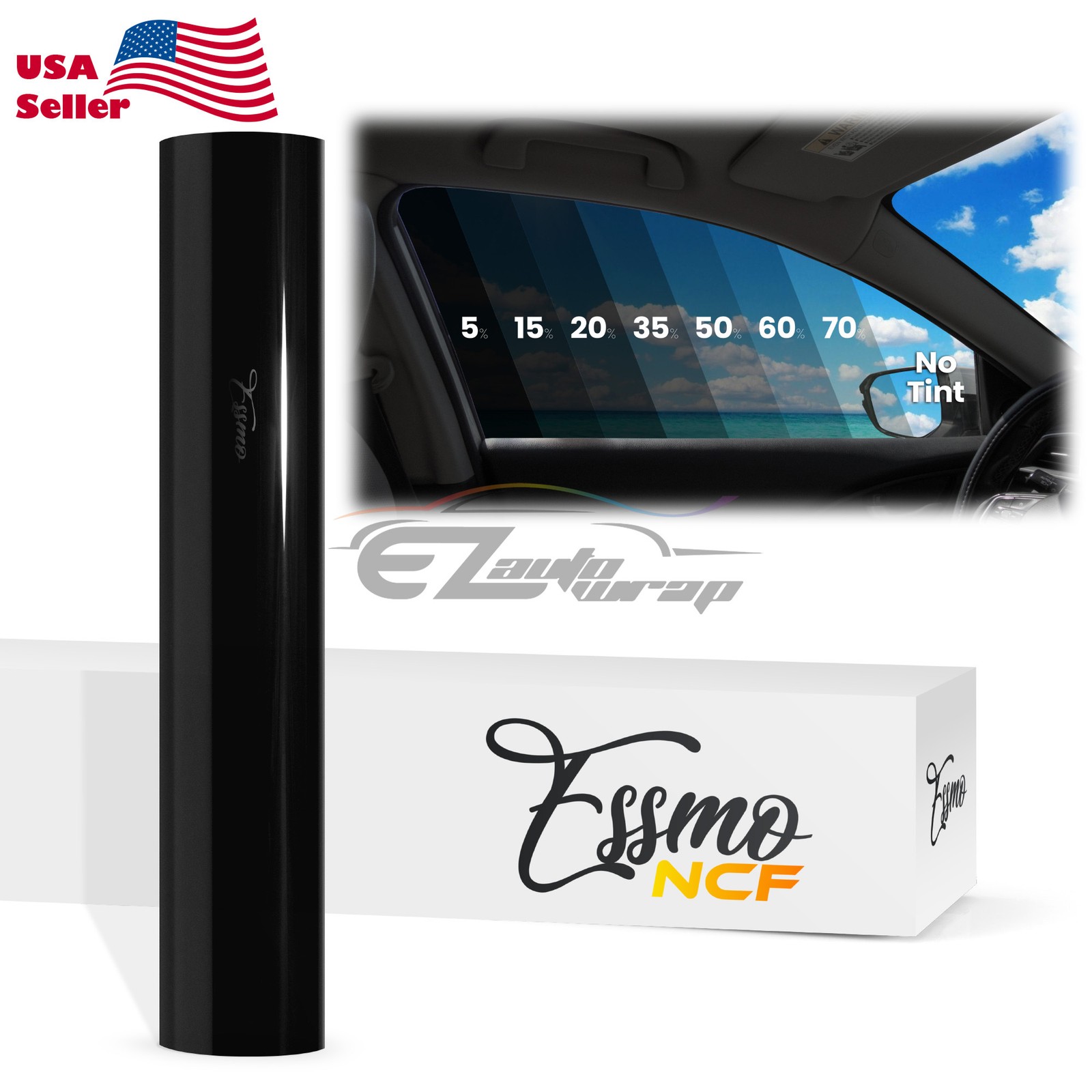 ESSMO Nano Ceramic Window Tint Film VLT UV Car Home Office Roll Heat Protection