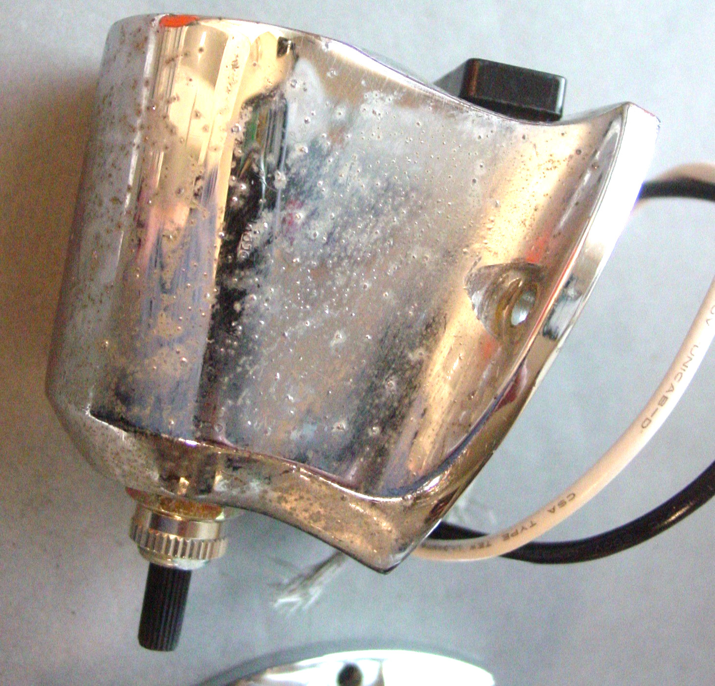 2 Vintage Perko Yacht Bulkhead Galley Art Deco Light Fixture Camper Boat Cabin